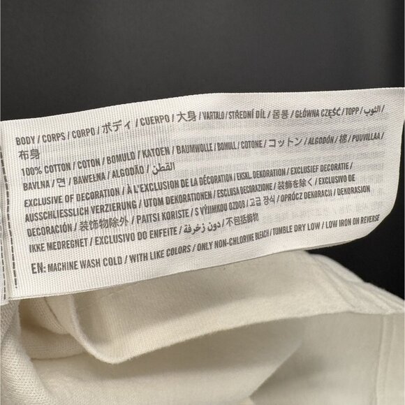 Abercrombie & Fitch Men Keith Haring New York Big Apple Graphic T-shirt L White - Picture 8 of 11